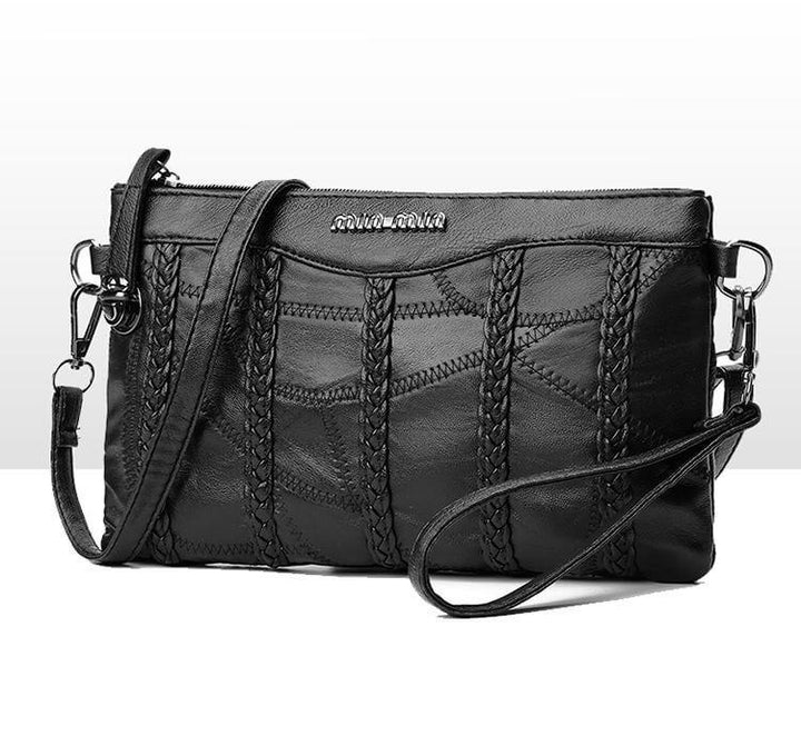 Elegant crossbody clutchväska i PU-läder för kvinnor, perfekt modeaccessoar för fest och vardag.