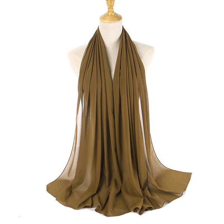 Lyxig chiffong hijab pannband, perfekt present för den modeintresserade kvinnan.