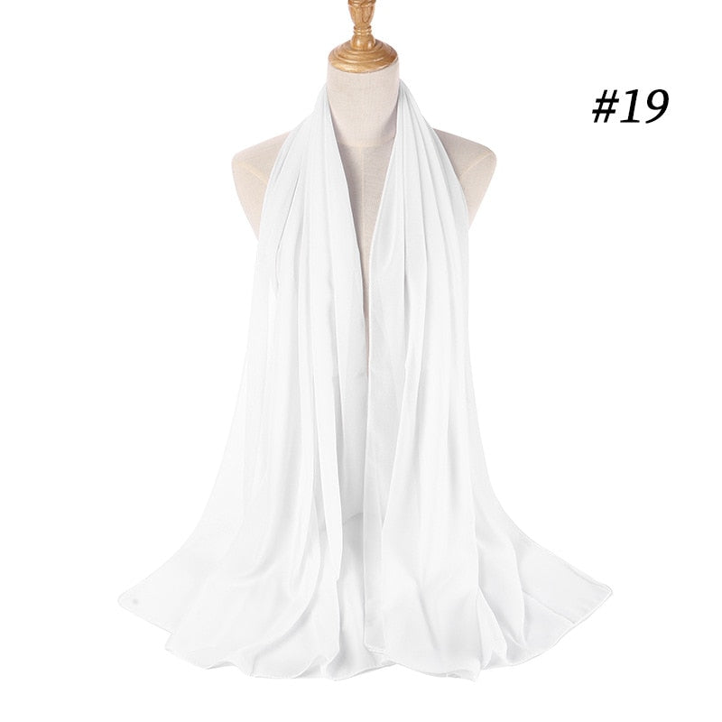 Broderad chiffong hijab pannband, detaljerad huvudduk, en unik accessoar.