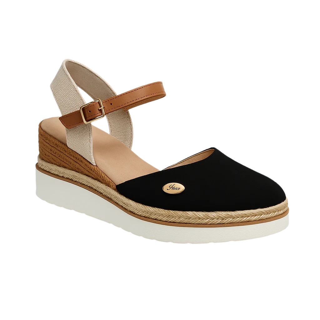 Elegant dam sandaler med hög klack & stängd tå. Perfekta festskor för en chic look & komfort.