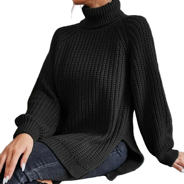 Elegant dam turtleneck tröja. Perfekt som bekväm vardagsfavorit i höst och vinter.