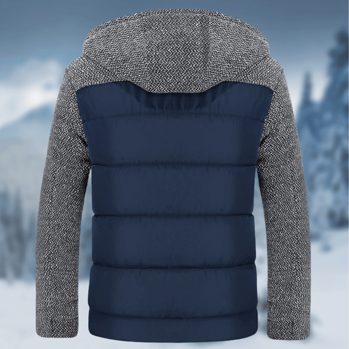 Varm damjacka av polyester/bomull, en elegant vinterjacka eller höstjacka för kvinnor.
