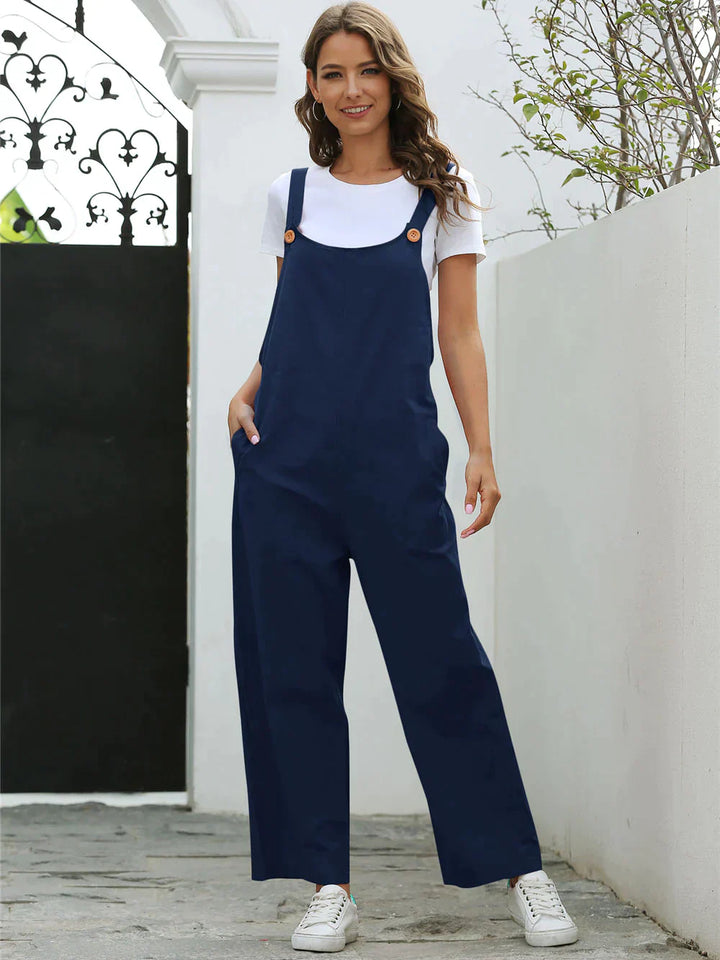 Mångsidig damjumpsuit i flera färger. Bekväm klädsel för en elegant och avslappnad vardagsstil.