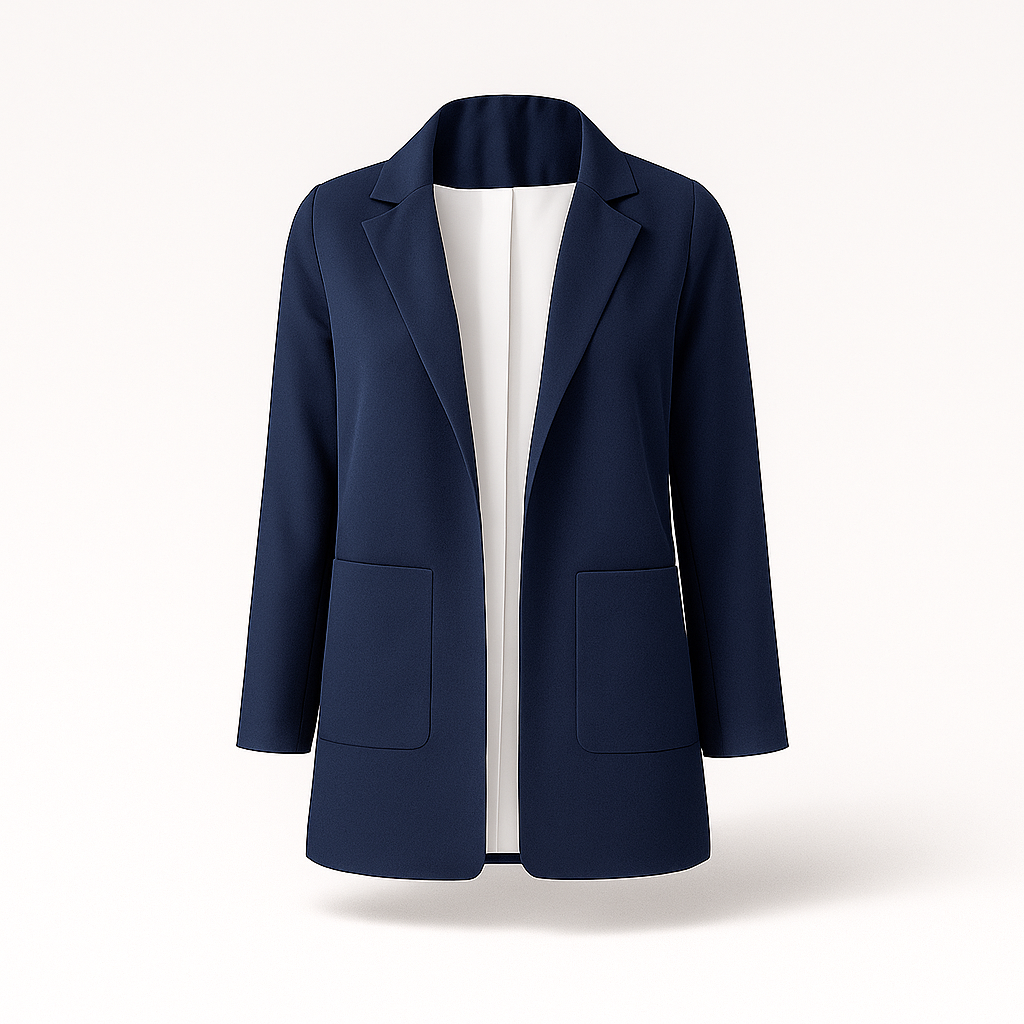 Mångsidig höstkavaj för kvinnor. Elegant design som passar både byxor och jeans.