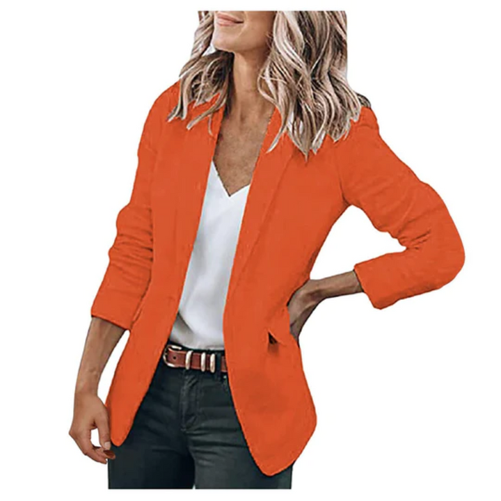 Tidlös blazer, kvinnors eleganta val för kontoret och sociala evenemang.