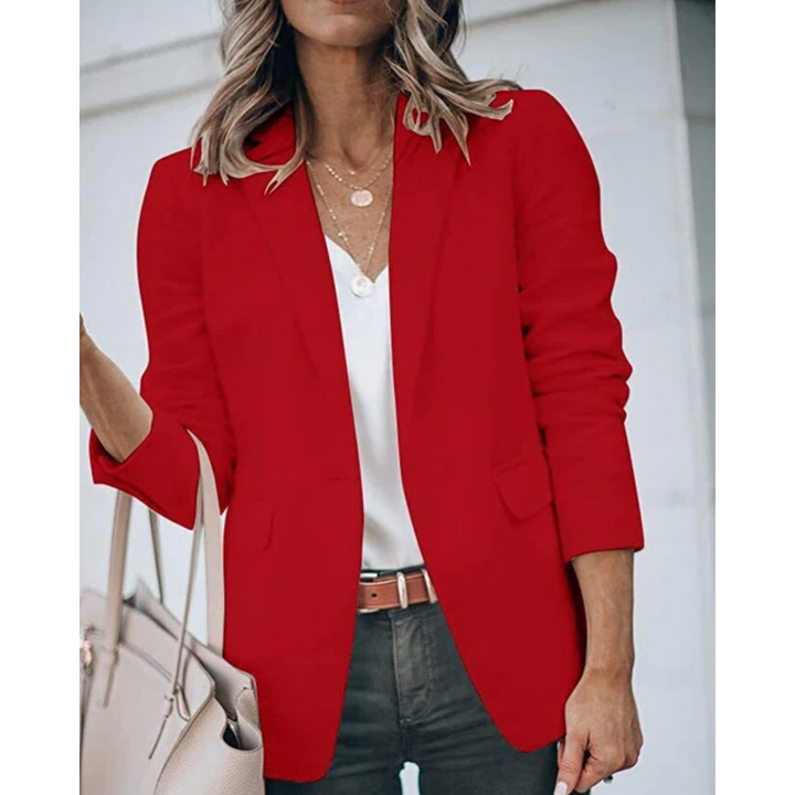 Formell blazer för kvinnor, elegant design för en sofistikerad look.