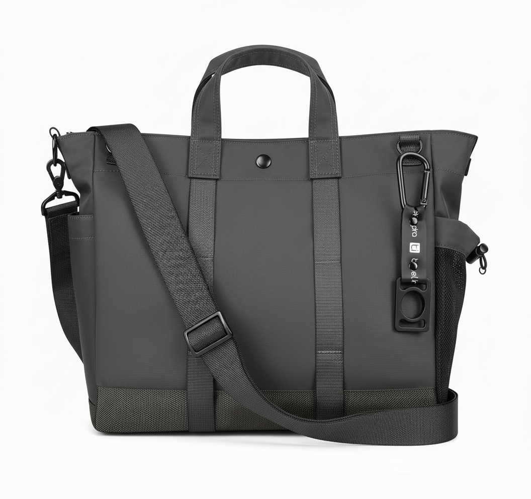 Rymlig axelremsväska ToteMax för damer, designad som en elegant laptopväska för arbete och kontor.