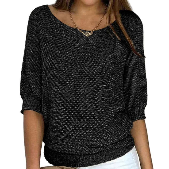 Elegant hösttopp för kvinnor med lös passform, perfekt för vardag & festlig stil.