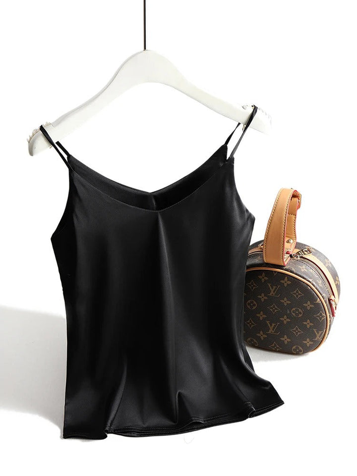 Stilrent halter damlinne, ärmlös topp. Elegant för kvinnor, mångsidig vardagsstil & sommarkläder.