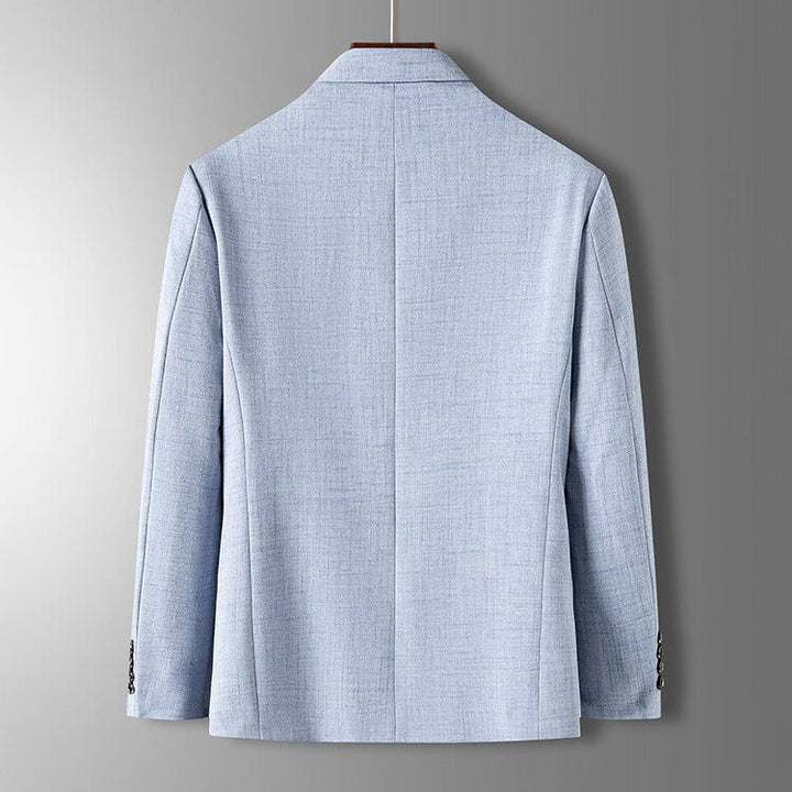 Mångsidig herrblazer med rak skärning och klassisk kostymkrage. Passar både formella och casual event.