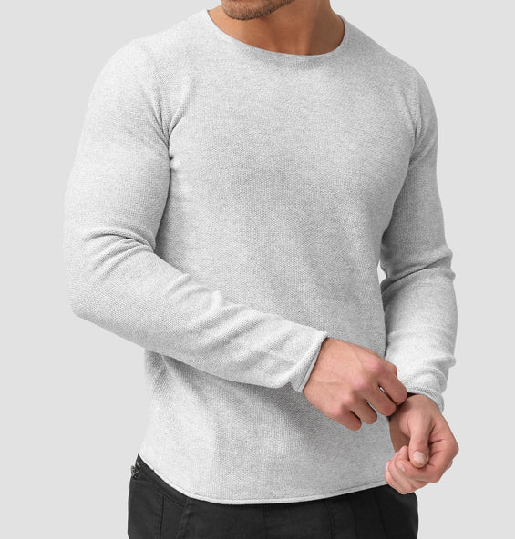 Elegant herrtröja med dragkedja, modern italiensk stil. Perfekt för både vardag och fest.