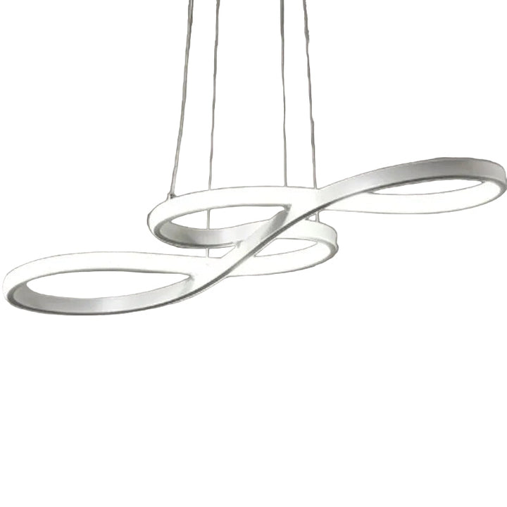 Elegant modern LED-pendellampa, dimbar, perfekt för kök & matplats, 75cm.