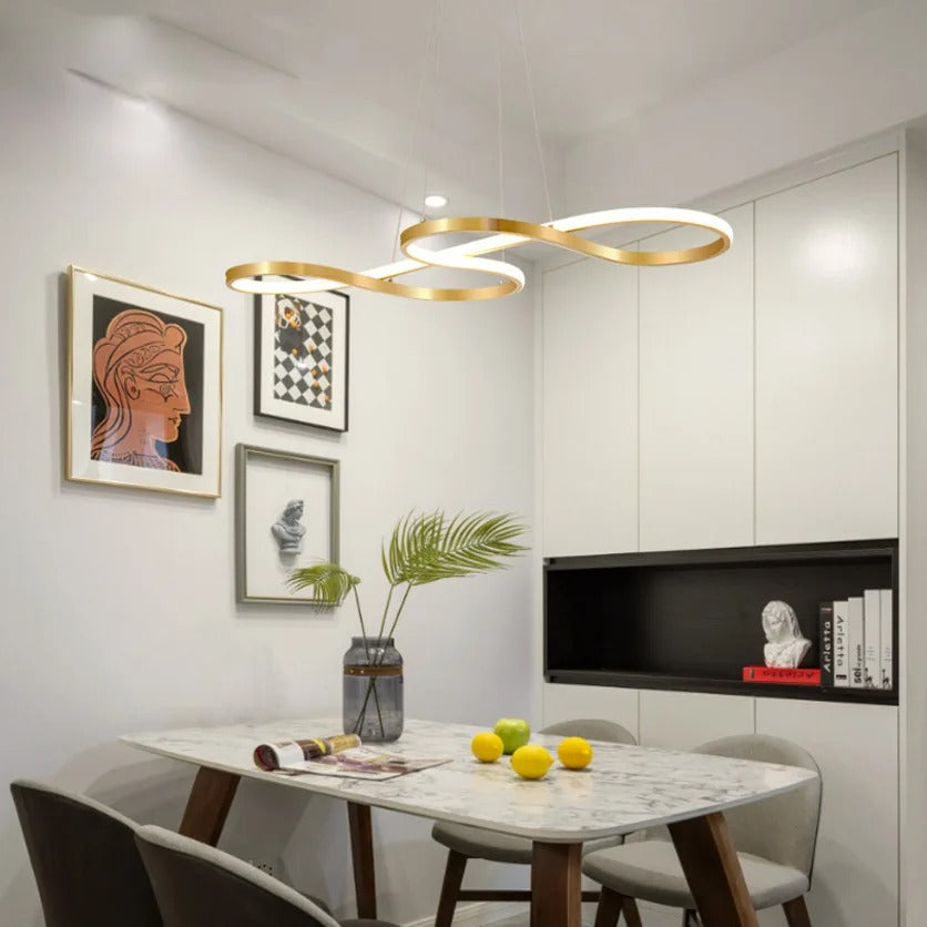 Energisnål LED-pendellampa, modern design, 75cm, idealisk för hemmets inredning.