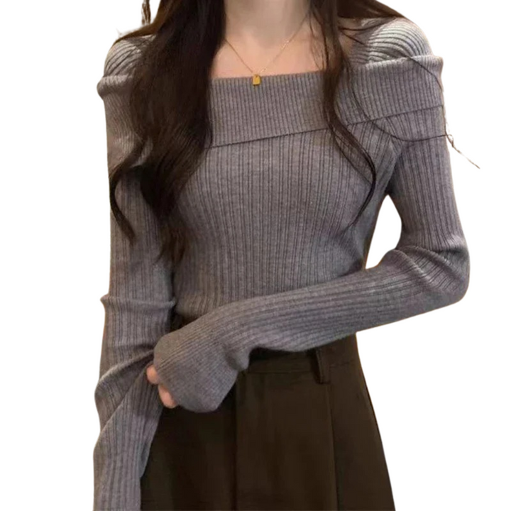 Mångsidig kvinnors off shoulder-överdel, perfekt för elegant stil och bekväm vardag.