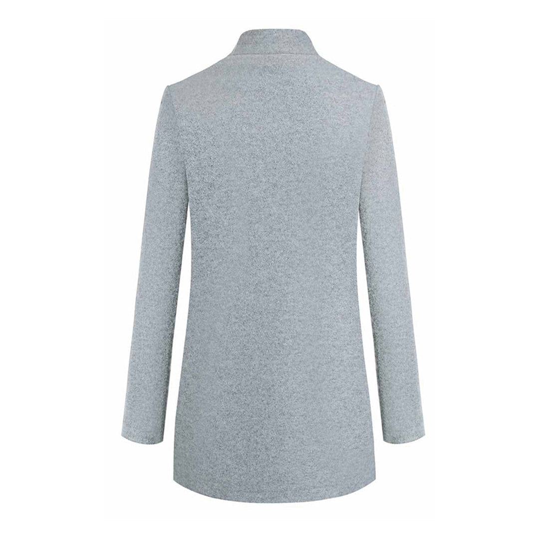Kvinnors klassiska skräddarsydda vinterkappa, perfekt för elegant och varmt vintermode.