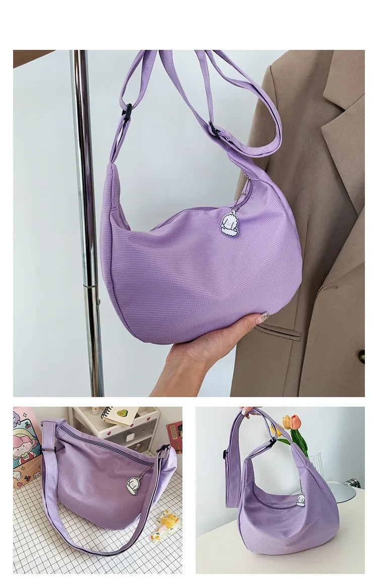 Kvinnors rymliga vardagsväska i elegant design. Mångsidig axelväska, perfekt som handväska eller crossbody.