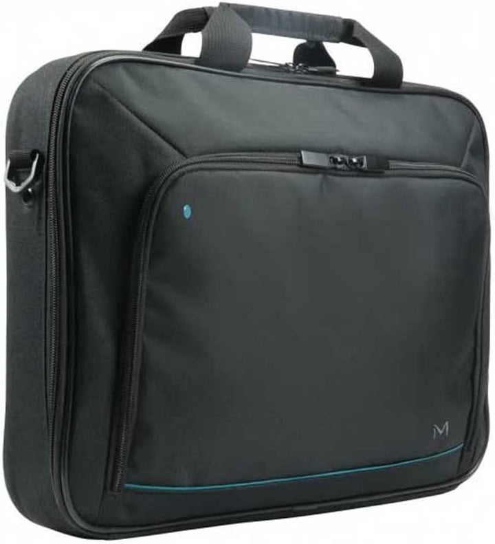 Högkvalitativ svart dam laptopväska med smarta fack. En stilfull och robust arbetsväska för kvinnor.