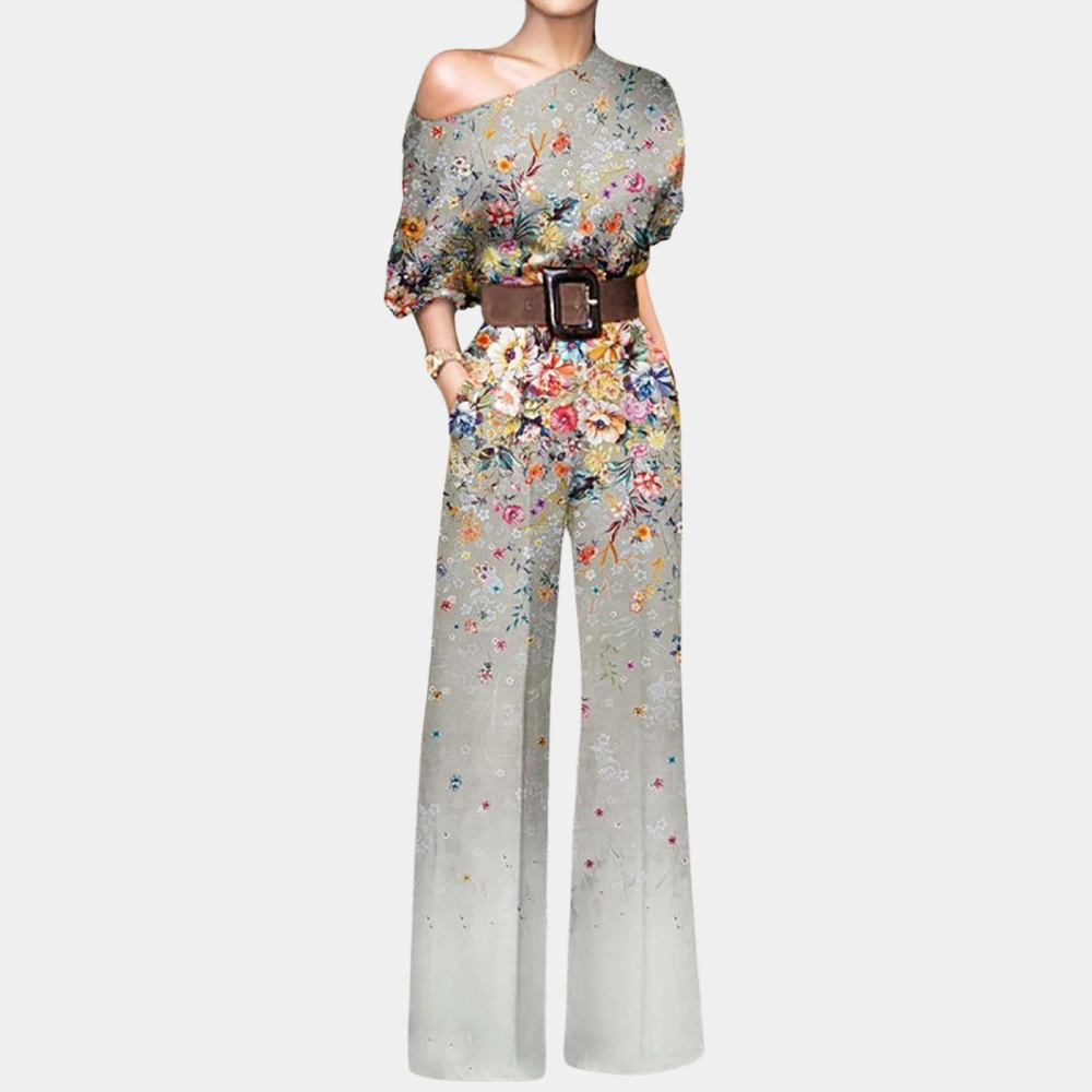 Trendig kvinnors jumpsuit; en stilren festbyxdress för en tidlös och elegant look. Mångsidigt mode.