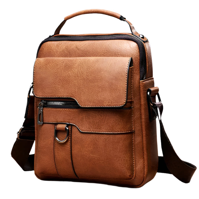 Elegant svart laptopväska för damer med flera fack. Praktisk axelväska för kontor och vardag.