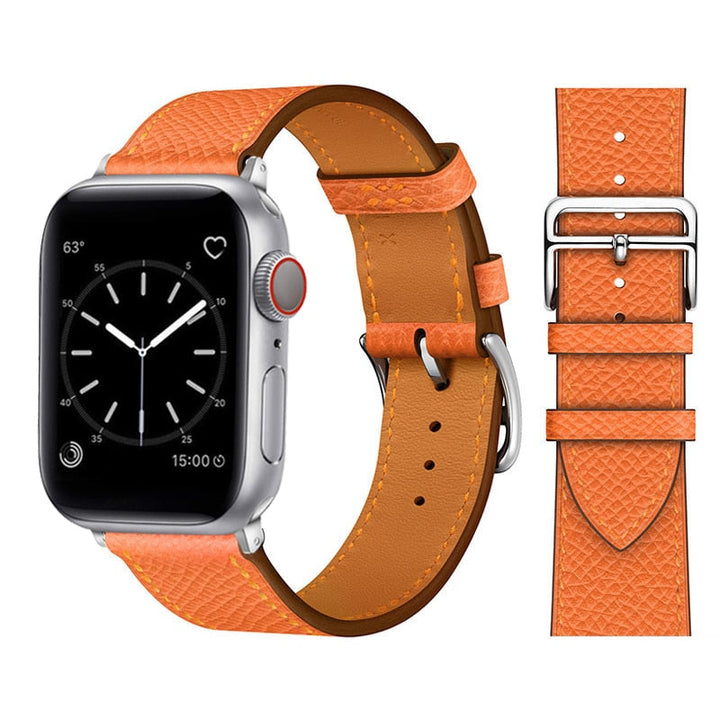 Elegant syntetläderarmband för kvinnors smartklocka. Förhöj stilen med detta komfortabla tillbehör.