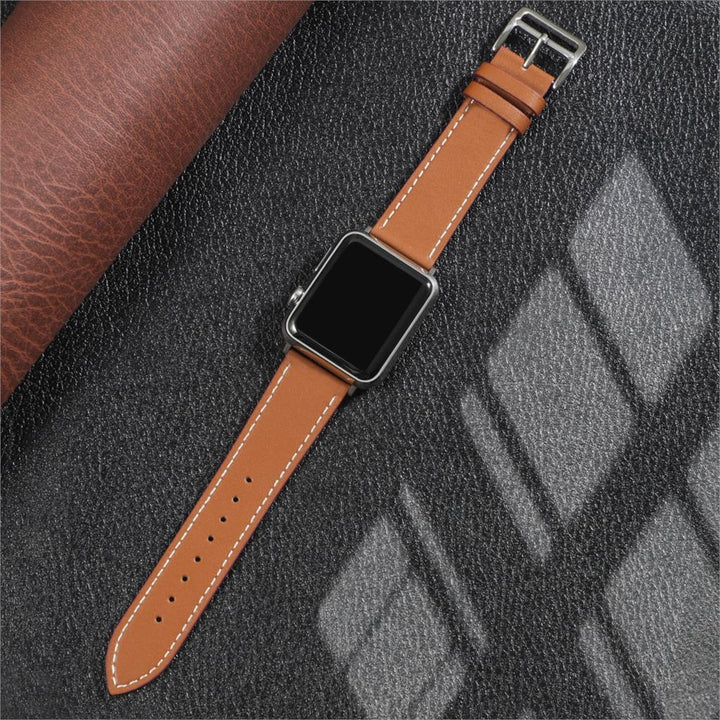 Damarmband i läderimitation till smartklocka. Stilfullt och bekvämt utbytesarmband för kvinnor.