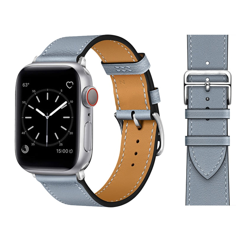 Modeaccessoar för smartklocka: kvinnors syntetläderarmband med stil och känsla av lyx.