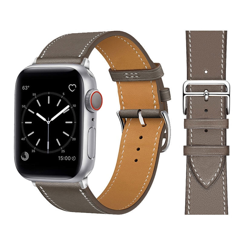 Kvinnors smartklockarmband i elegant syntetläder. Ett modernt och bekvämt klocktillbehör.