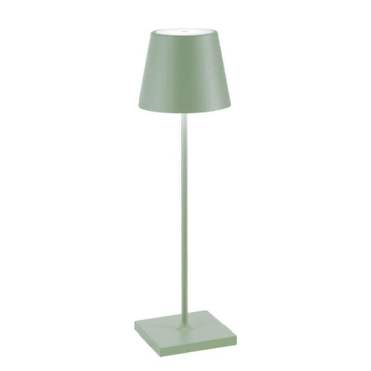 Minimalistisk trådlös bordslampa. Elegant, vattentålig LED med justerbar belysning för hemmet.