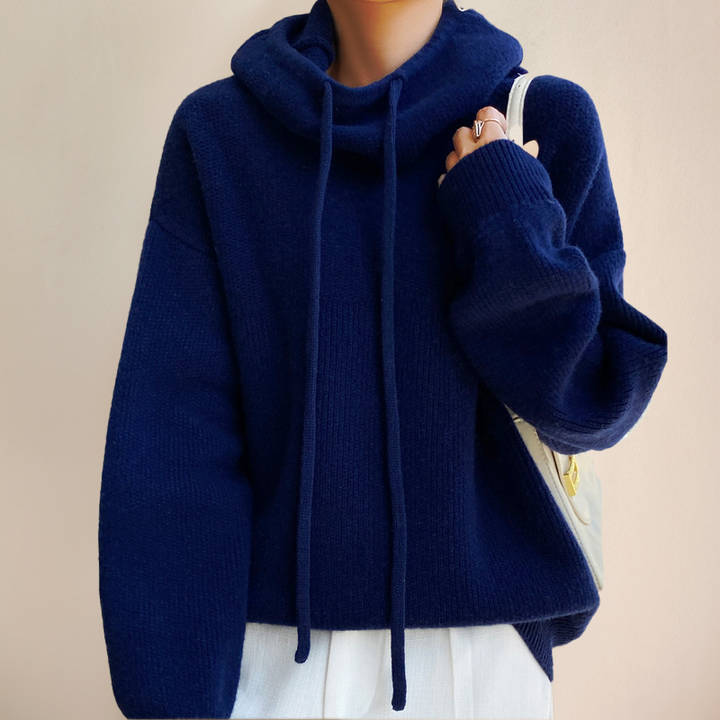 Chic damtröja med turtleneck för en elegant look, perfekt för lager på lager under höst & vinter.