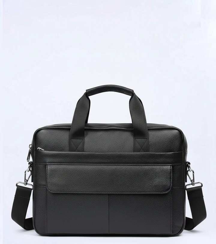 Praktisk unisex affärsväska med axelrem, idealisk för laptop, dokument & kontor.