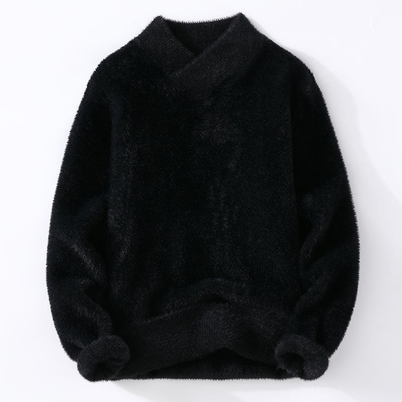 Modern och bekväm v-ringad damtröja. Mjukt stickad med långa ärmar för en avslappnad men stilfull look.