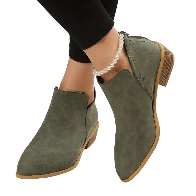 Eleganta ankelboots för kvinnor, bekväma och stilrena, perfekta vardags- & höstskor.