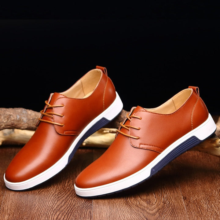 Svarta herr Oxford snörskor, perfekta som bekväma vardagsskor eller eleganta formella skor.