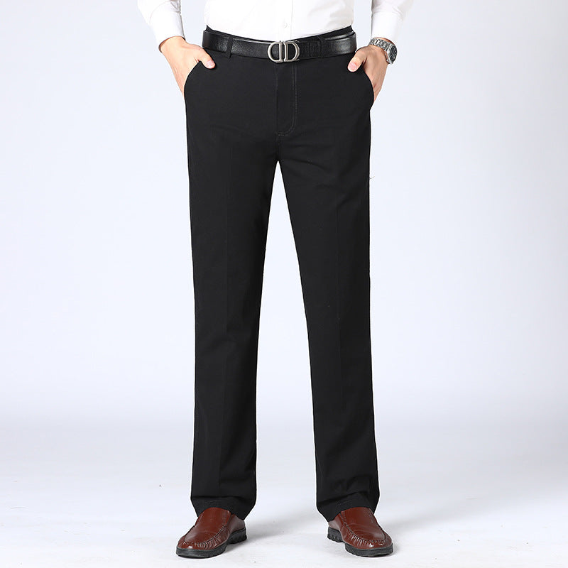 Formella herr kostymbyxor, moderna slim fit-byxor perfekta för kontor & eleganta tillfällen. Skarp look.