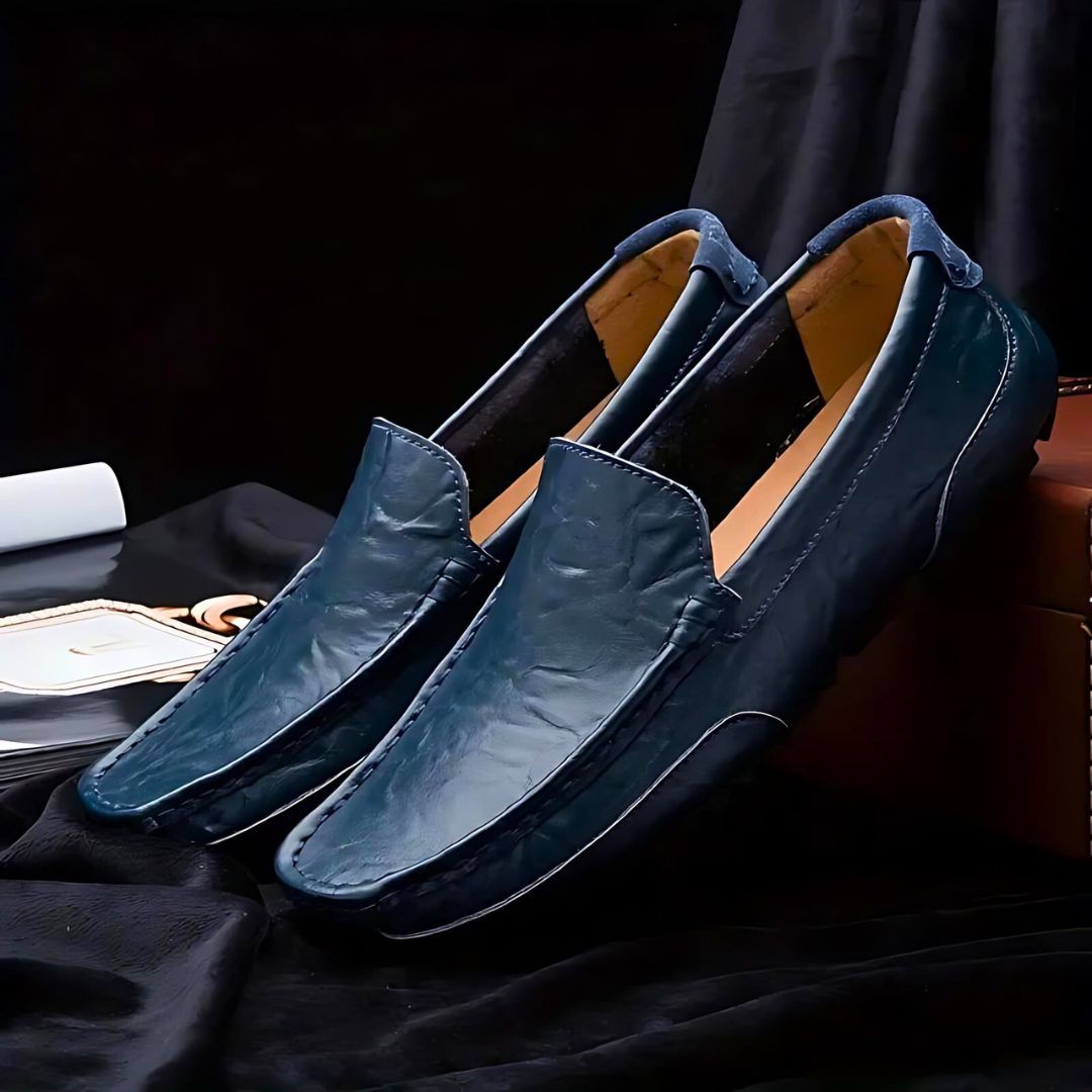 Herr loafers med tidlös stil, idealiska semi-formella skor. Ger komfort hela dagen, passar fest och vardag.