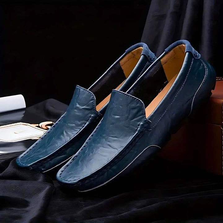 Herr loafers med tidlös stil, idealiska semi-formella skor. Ger komfort hela dagen, passar fest och vardag.