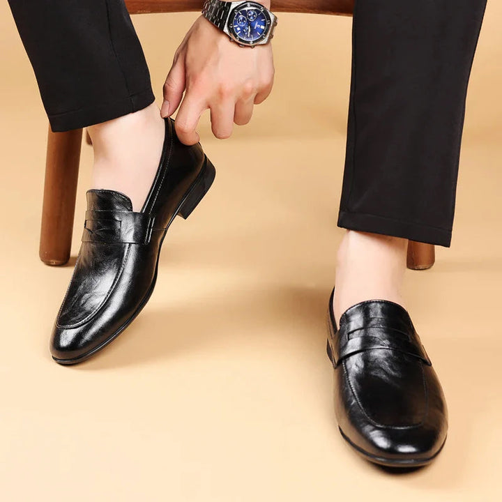 Bekväma slip-on loafers för män, modern design som kombinerar stil med optimal vardagskomfort. För mode.