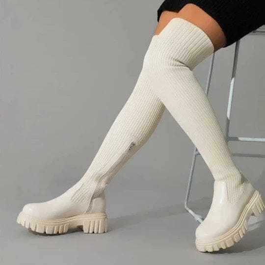 Kvinnors stilrena stretchstövlar med fokus på komfort och mode. Mångsidiga stövlar för damer, passar alla tillfällen.