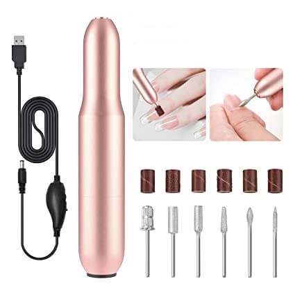 Få perfekta naglar med denna multifunktionella elektriska nagelborr för skönhet hemma.