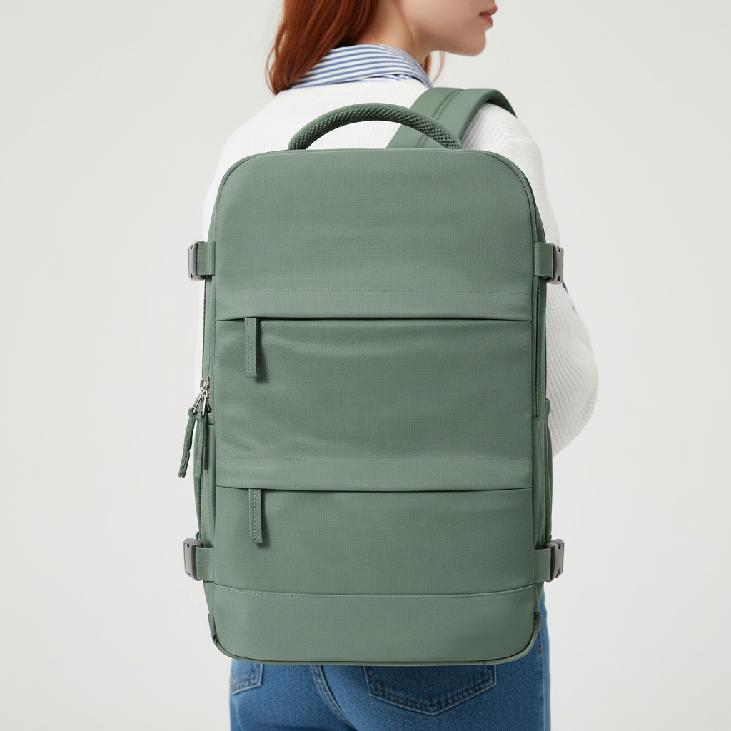 Organiserad reseryggsäck CabinMate med laptopfack. Idealisk kabinryggsäck & vardagsryggsäck för unisex.