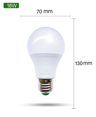 LED-lampa E27, nödlampa med strömbesparing. Säkrar trygg belysning vid strömavbrott i hemmet.