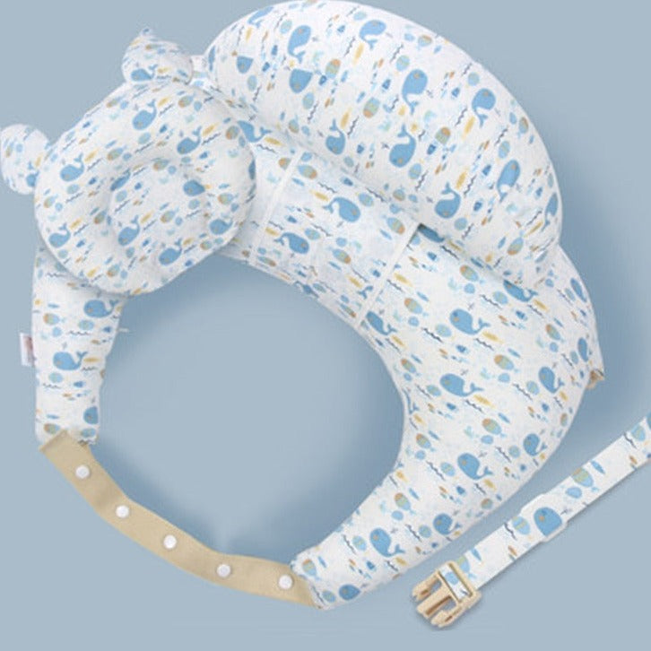 En amningskudde som formar sig efter kroppen för bästa ergonomiska upplevelse.