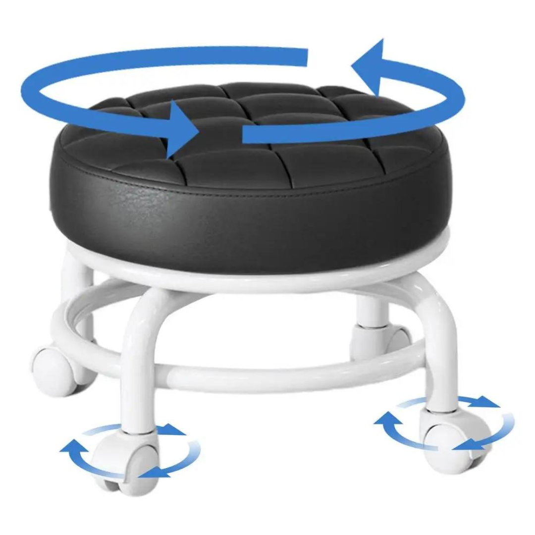 Snygg & funktionell rullpall. En justerbar mobilpall som förbättrar arbetsställningen ergonomiskt.