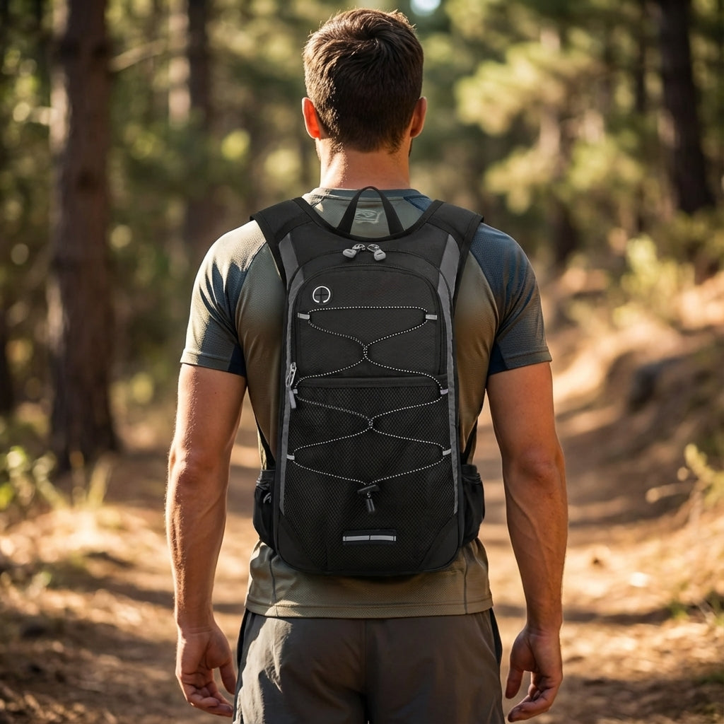 Ergonomisk unisex dagryggsäck för outdoor och vandring. Justerbar passform, bekväm för långa äventyr.