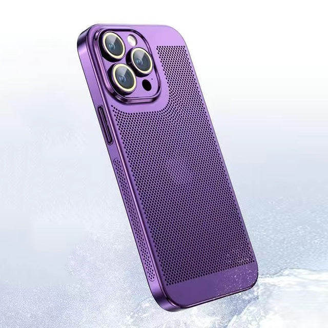 Skyddande iPhone-skal i ergonomisk design, gradientfärg i blått och grönt. Perfekt passform för smartphone.