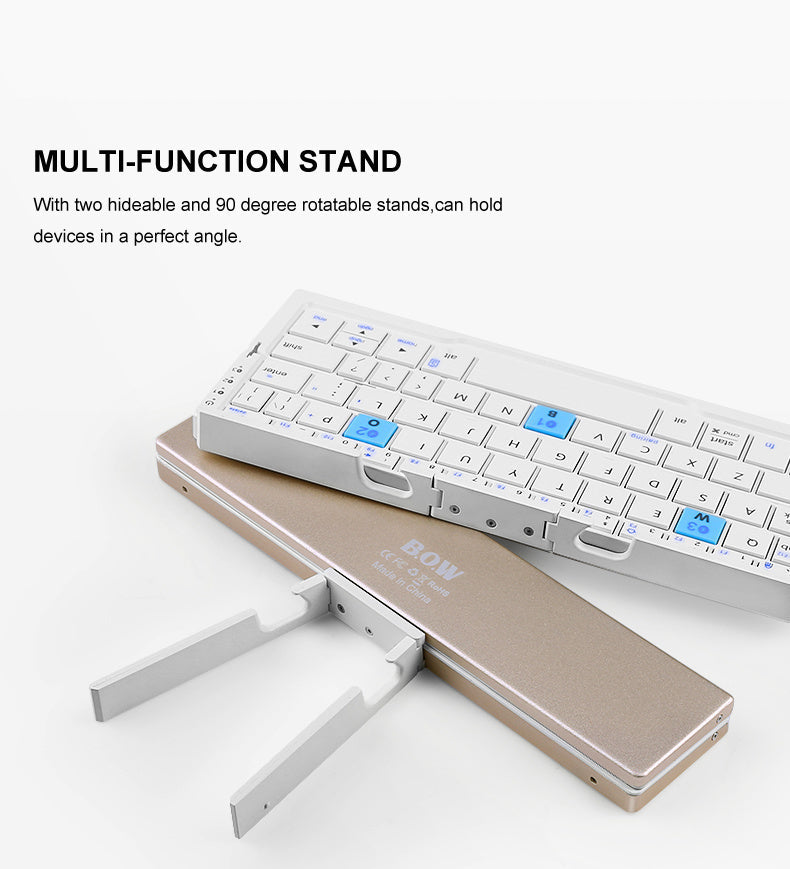 Ergonomiskt trådlöst tangentbord för mobil & surfplatta, designat för bekväm och effektiv skrivupplevelse.