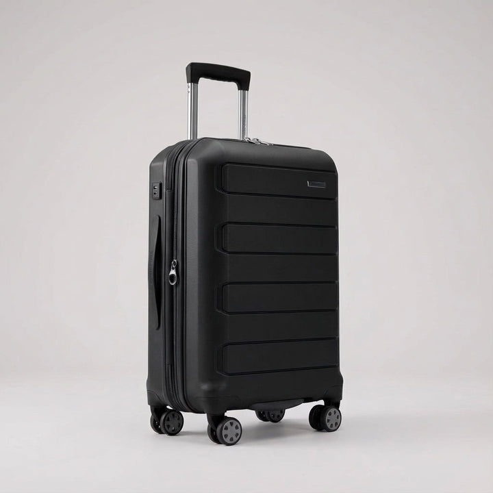 Robust expanderbar hårdskalsresväska. Optimalt skydd för ditt bagage på långa resor.