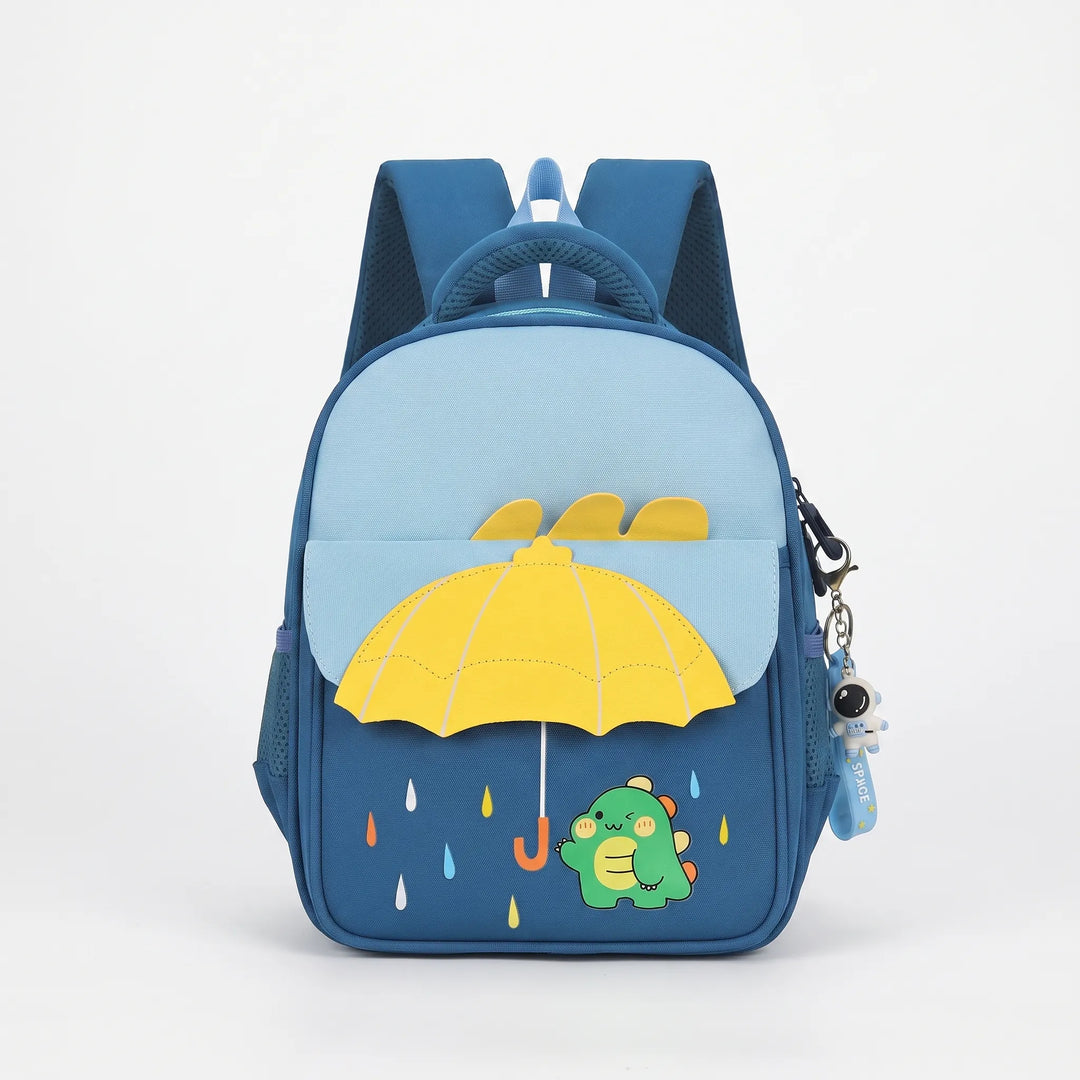 Bekväm barnryggsäck i nylon, färgglad med tecknat motiv. Perfekt skolväska för förskolan/skolstart.