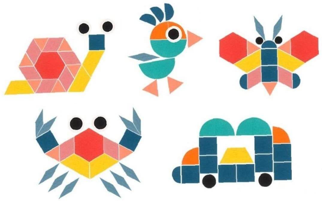 Träpussel för barn med djurformer som utvecklar kognitiva färdigheter och finmotorik – en rolig montessorileksak.