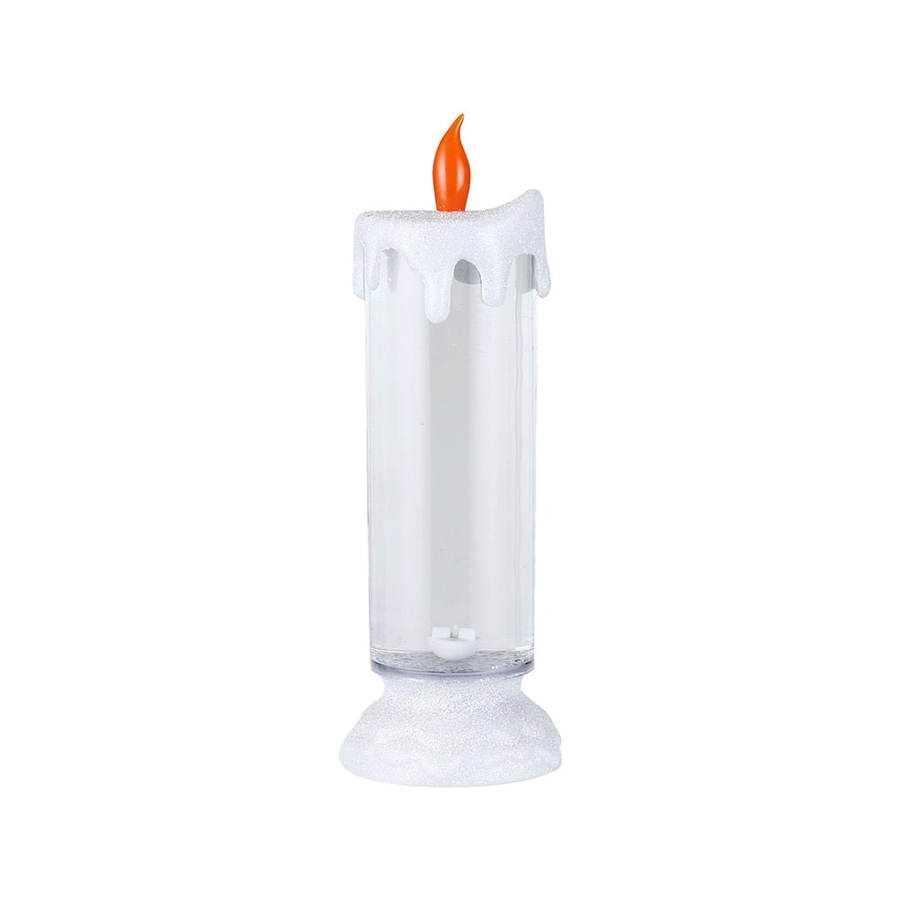 Kristallglas LED-ljus med dynamisk glittereffekt och färgskiftande ljus. Idealisk för stämning.